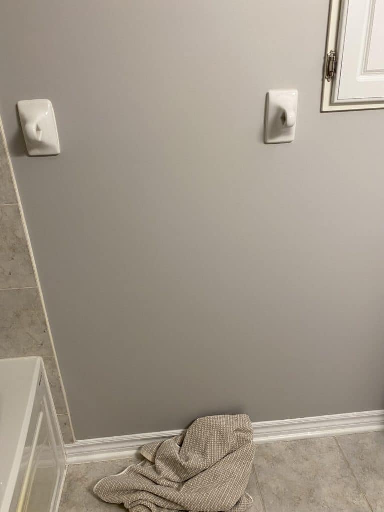 Towel Bar missing from the wall